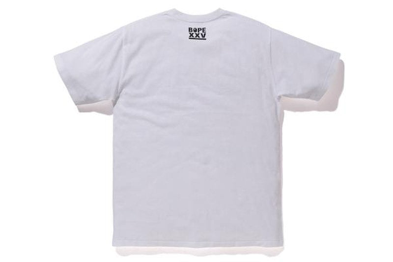 BAPE ABC Bape XXV Tee White/Blue