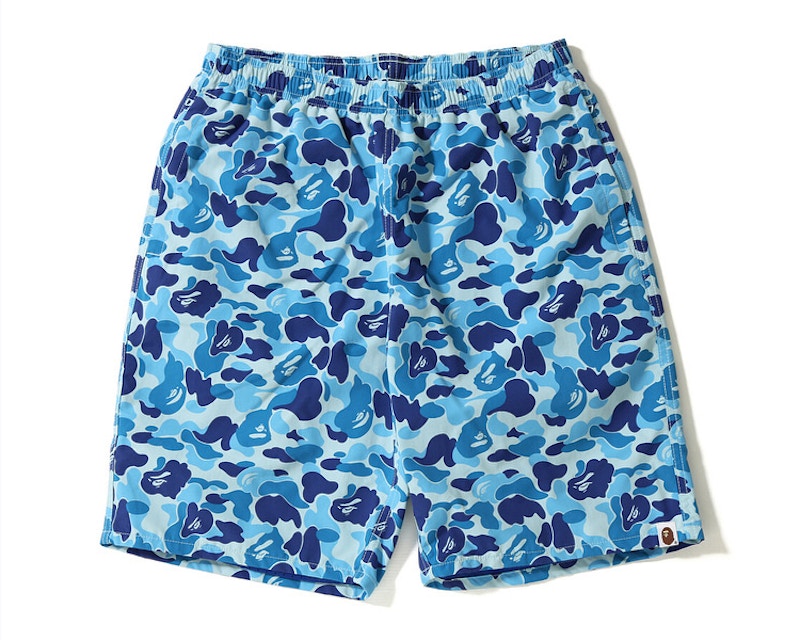 BAPE ABC Beach Shorts Blue
