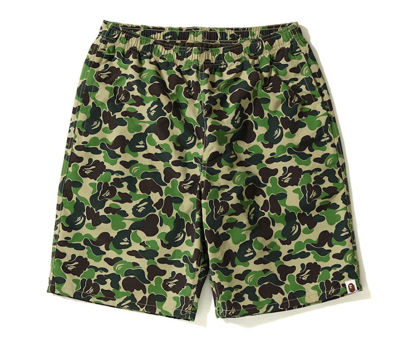 BAPE ABC Beach Shorts Green