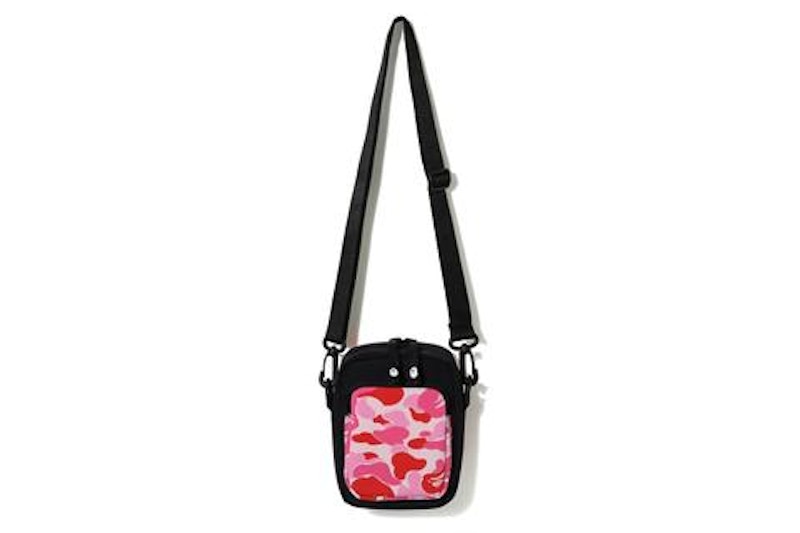 BAPE ABC Camera Pouch Black/Pink