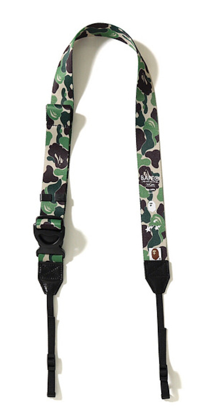 BAPE ABC Camera Wide Strap Green