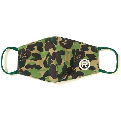 BAPE ABC Camo Face Mask Green