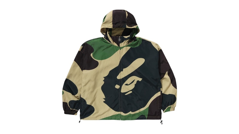 BAPE ABC Camo Hooded Jacket Green