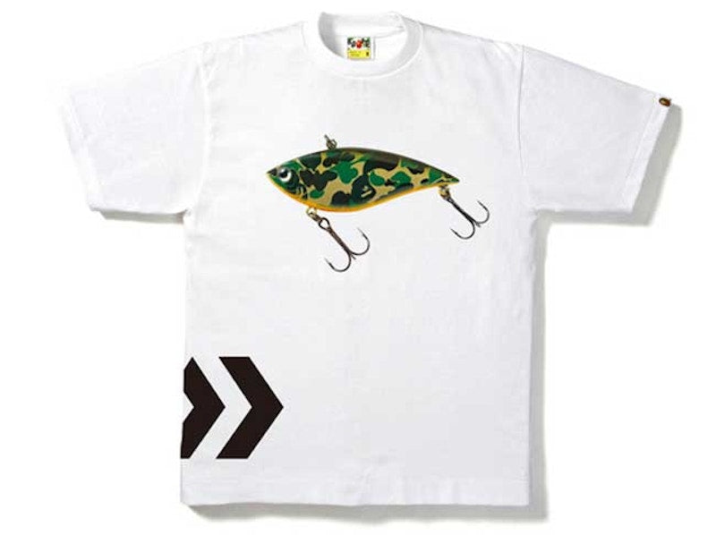 BAPE X Daiwa ABC Camo Lure Tee White