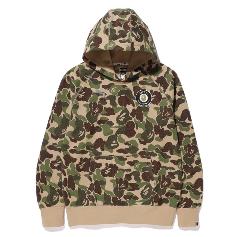 BAPE X Puma ABC Camo Pullover Hoodie Green