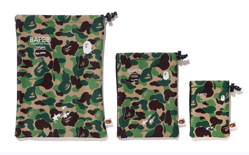BAPE ABC Gadgets Pouch Set (SS18) Green