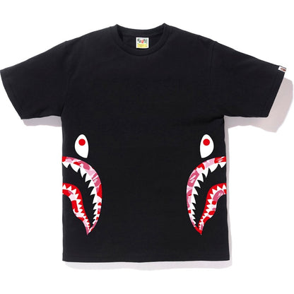BAPE ABC Side Shark Tee Black/Pink