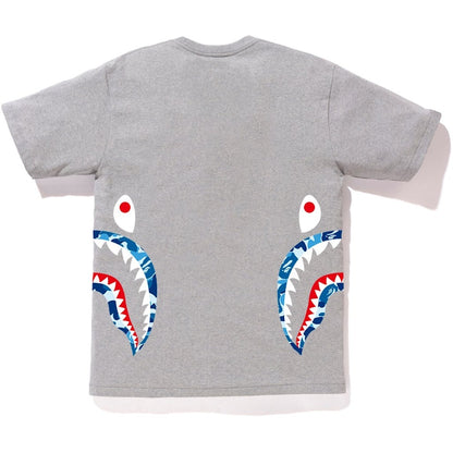 BAPE ABC Side Shark Tee Gray/Blue