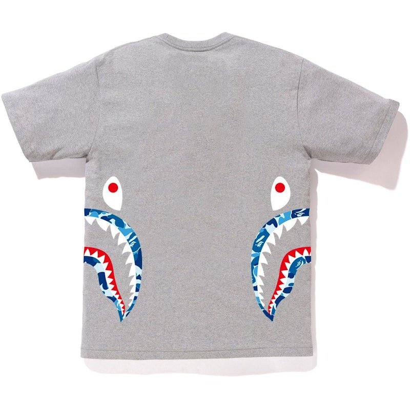 BAPE ABC Side Shark Tee Gray/Blue