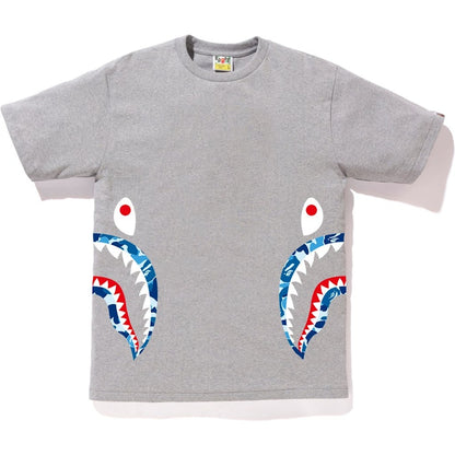 BAPE ABC Side Shark Tee Gray/Blue