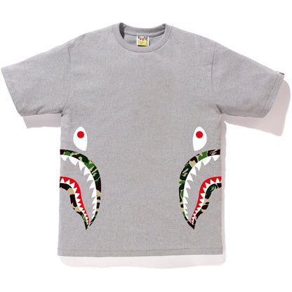 BAPE ABC Side Shark Tee Gray/Green