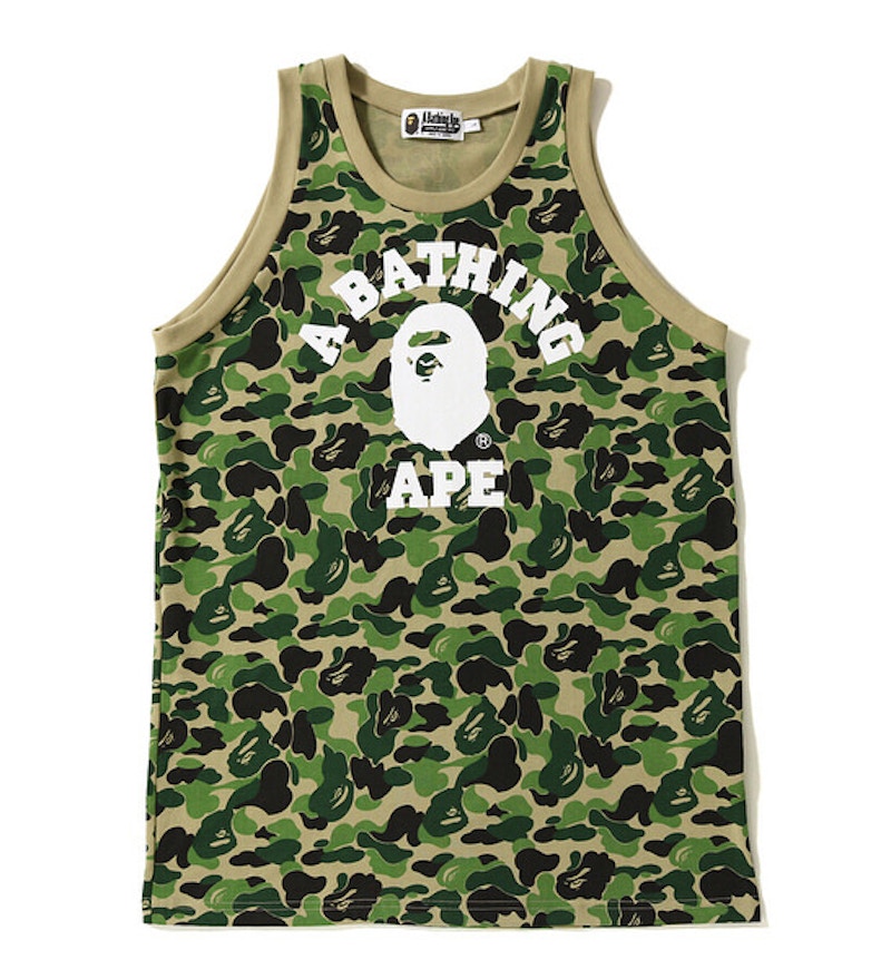 BAPE ABC Tank Top Green
