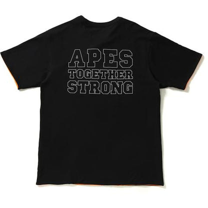 BAPE ATS College Reversible Tee Black