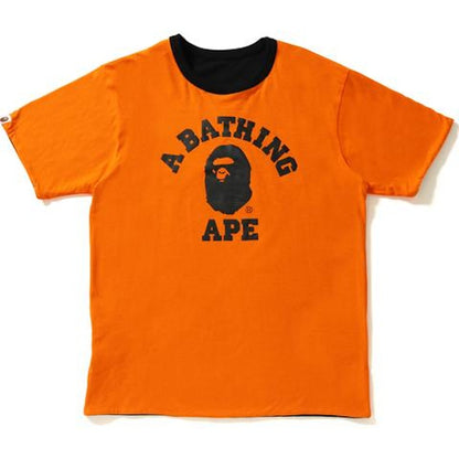 BAPE ATS College Reversible Tee Black