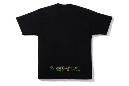 BAPE ABC Camo Ape Face Tee Black/Green
