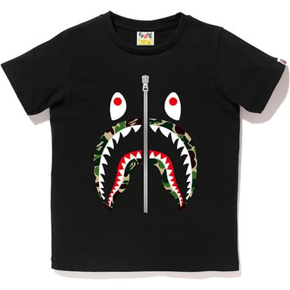 BAPE Abc Camo Shark Tee Tee (Ladies) Black/Green