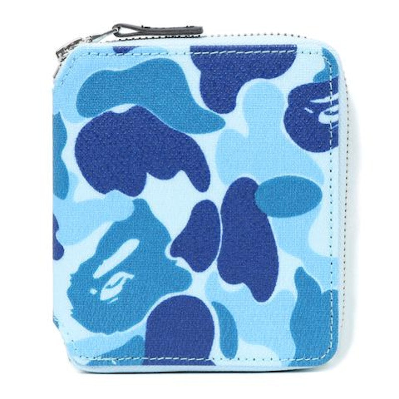 BAPE Abc Canvas Wallet (M) (M) Blue