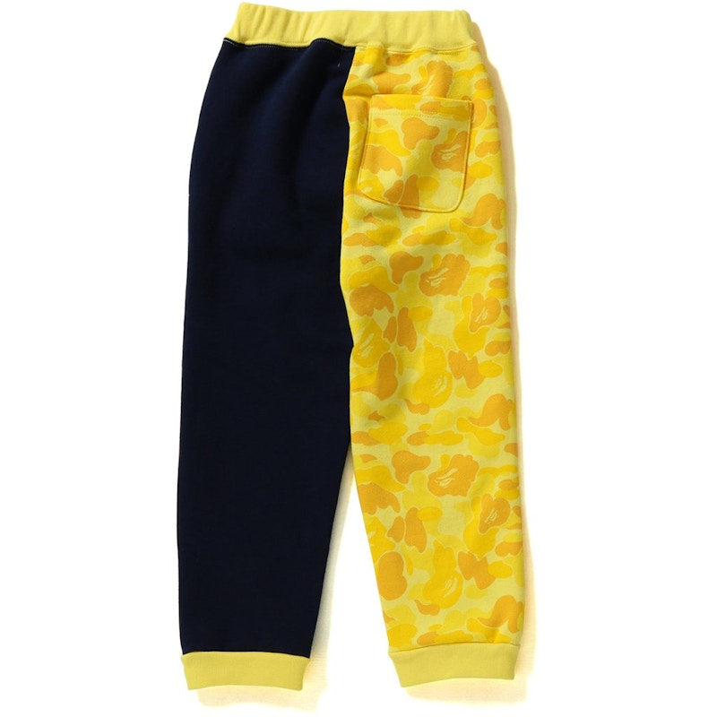 BAPE Abc Milo Shark Sweat Pants Pants (Kids) Yellow