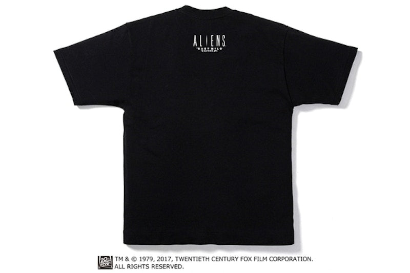 BAPE Alienaliens Milo & Alien Queen Tee Black