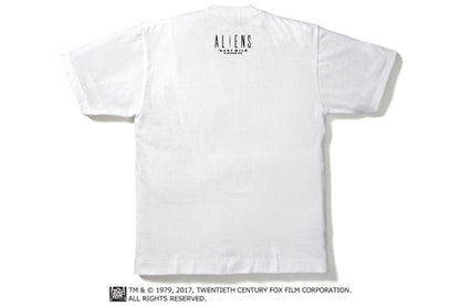 BAPE Alienaliens Milo & Alien Queen Tee White