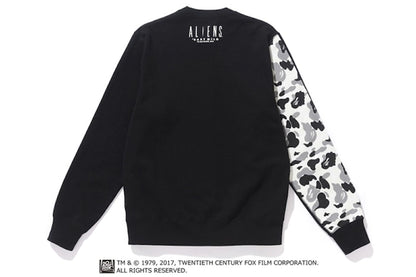 BAPE Alienmilo & Alien Queen Crewneck Black