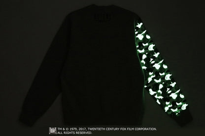 BAPE Alienmilo & Alien Queen Crewneck Black