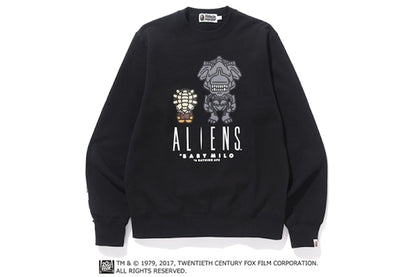 BAPE Alienmilo & Alien Queen Crewneck Black