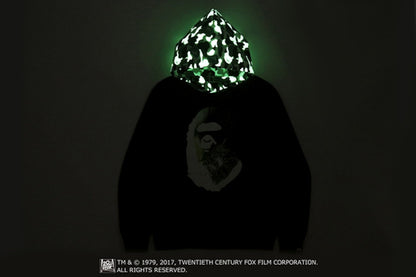 BAPE Alienposter Ape Head Pullover Hoodie Black