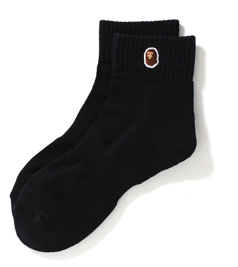 BAPE Ankle Socks Black