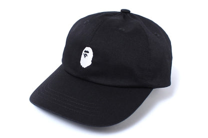 BAPE Ape Head Embroidery Panel Cap Black/White
