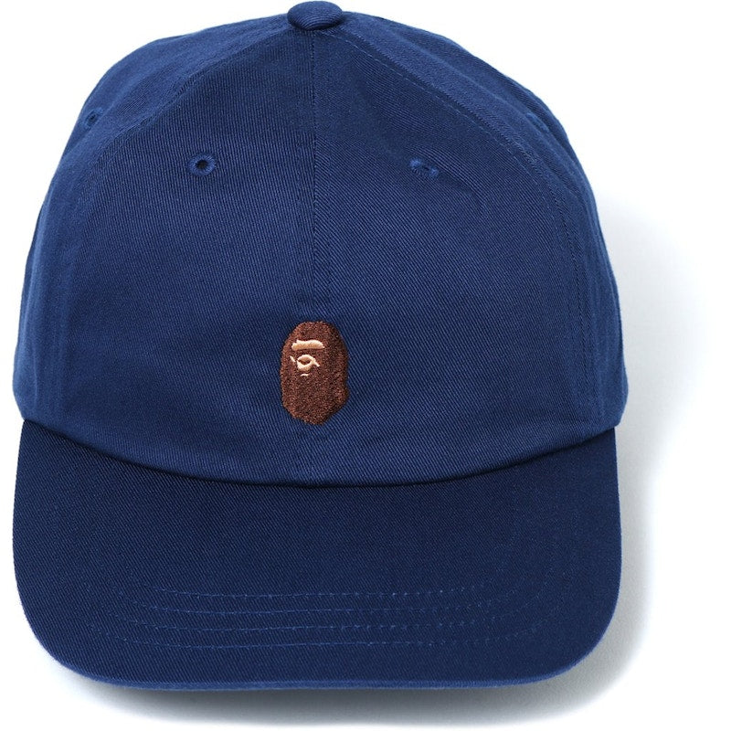 BAPE Ape Head Embroidery Panel Cap Navy