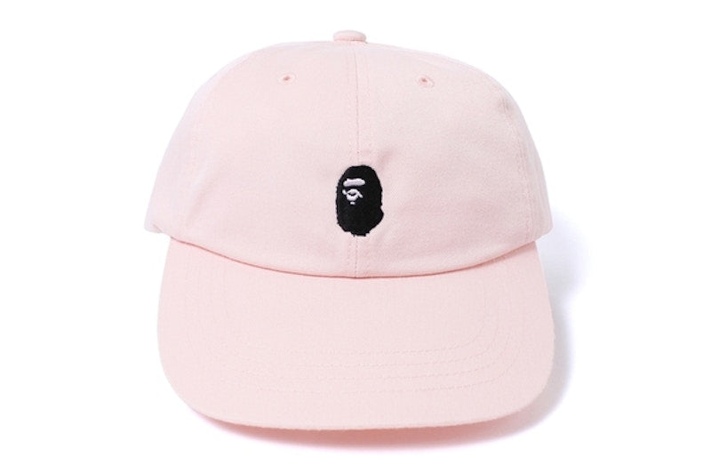BAPE Ape Head Embroidery Panel Cap Pink/Black