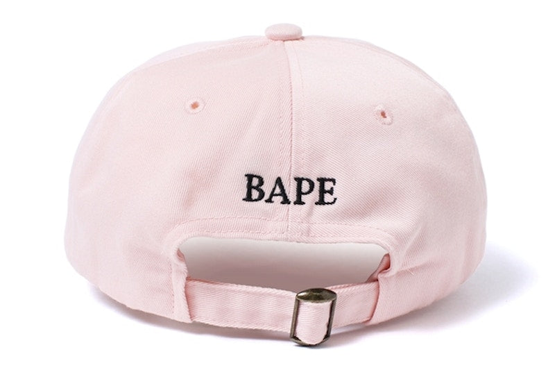 BAPE Ape Head Embroidery Panel Cap Pink/Black