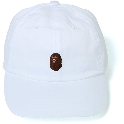 BAPE Ape Head Embroidery Panel Cap White