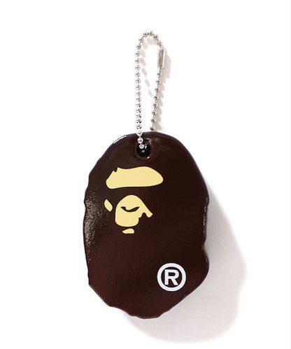 BAPE Ape Head Keychain Brown