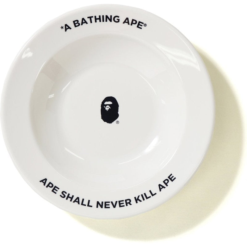BAPE Ape Head Plate White