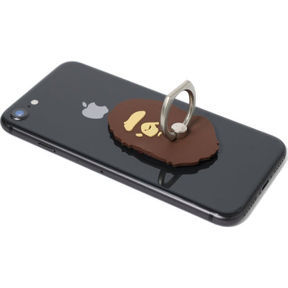 BAPE Ape Head Smartphone Ring Brown
