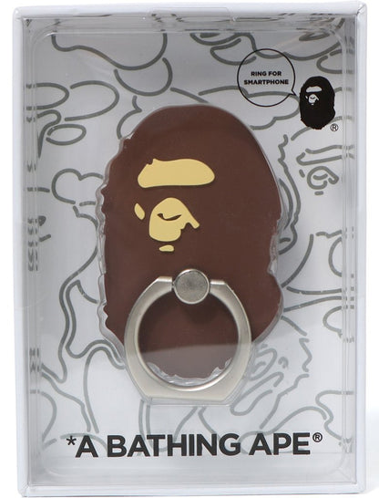 BAPE Ape Head Smartphone Ring Brown