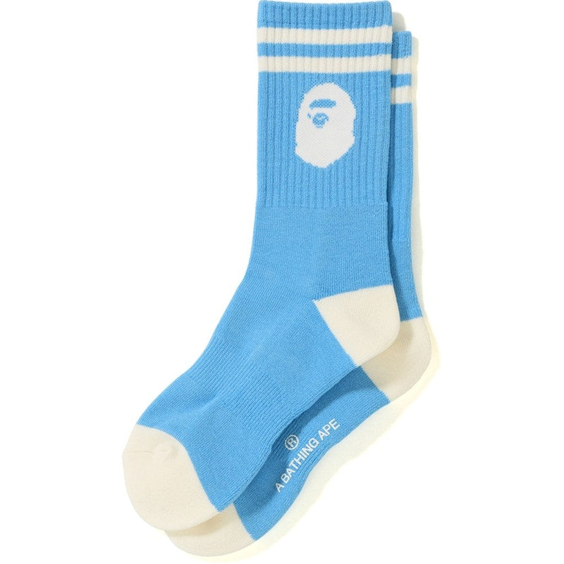 BAPE Ape Head Socks Sax