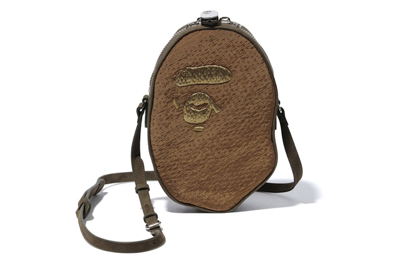 BAPE X Readymade Apehead Shoulder Bag Olive