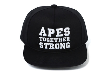 BAPE Ats Snap Back Cap Black