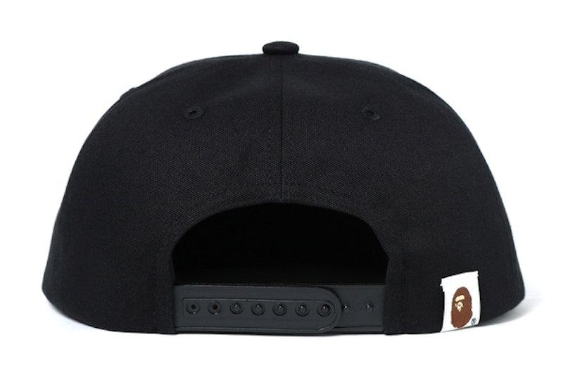 BAPE Ats Snap Back Cap Black