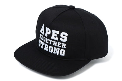 BAPE Ats Snap Back Cap Black