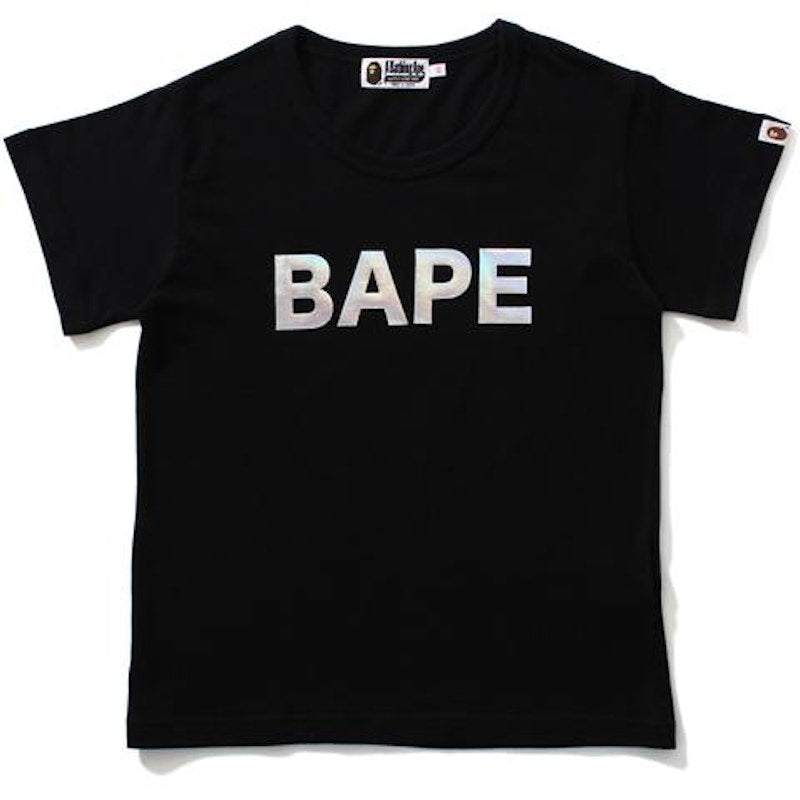 BAPE Aurora Ape Head Tee L Black