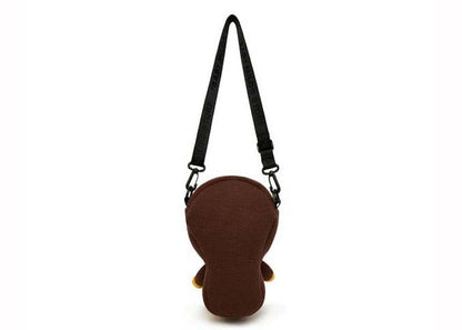 BAPE Baby Milo Plush Cross Bag Brown
