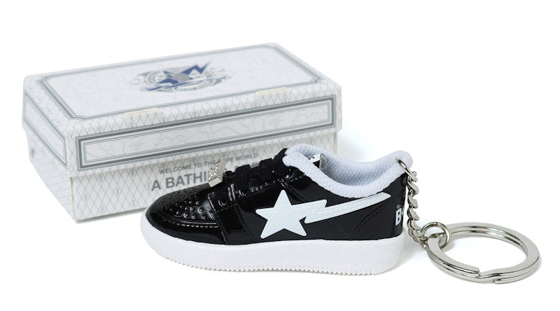 BAPE Bape Sta Keychain Black