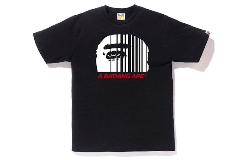 BAPE Bape Vertical Line Tee Black