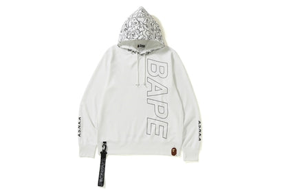 BAPE Bape Wide Pullover Hoodie White