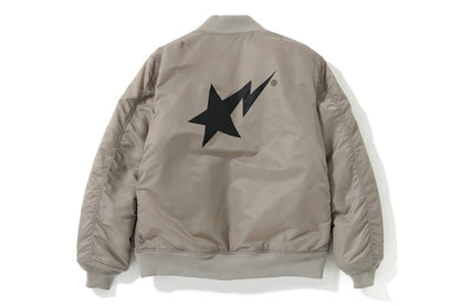 BAPE Bapesta Bomber Jacket Grey