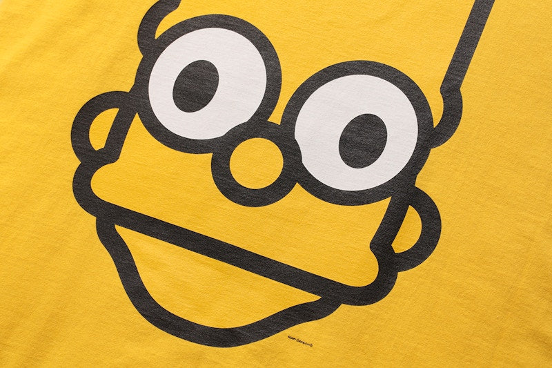 BAPE X The Simpsons Bart Face Tee Yellow